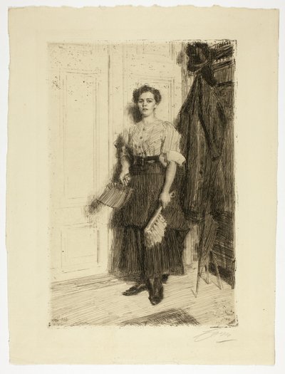 Nová služebná od Anders Leonard Zorn