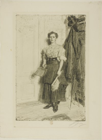 Nová služebná od Anders Leonard Zorn