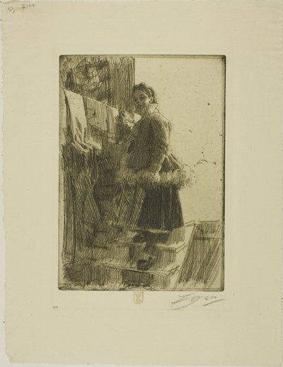 Skladiště od Anders Leonard Zorn
