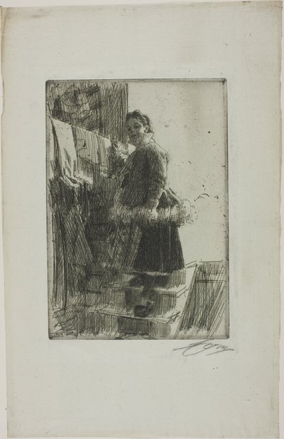Skladiště od Anders Leonard Zorn