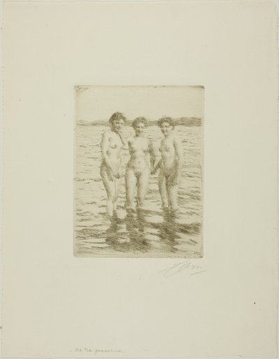 Tři Grácie od Anders Leonard Zorn