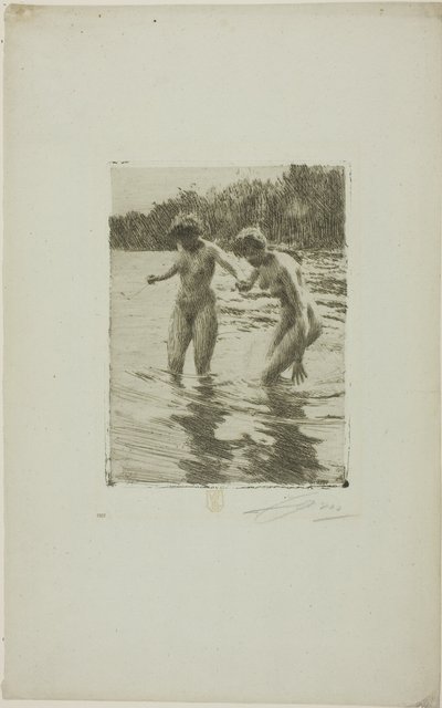Dva lazebníci od Anders Leonard Zorn