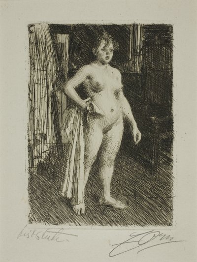 Venuše z La Villette od Anders Leonard Zorn