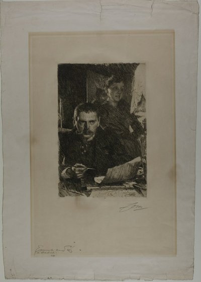 Zorn a jeho žena od Anders Leonard Zorn