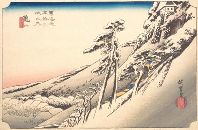 Jasné počasí po sněhu, 19. století. od Ando Hiroshige