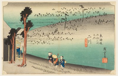 Futagawa Thea Hose, člen te padesát tři S tachi zvuk te urbanity nižší d (městský stupeň hlavní hora další) od Ando Hiroshige