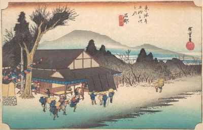 Ishibe, Megawari, co? 1834. , komár. 1834. od Ando Hiroshige