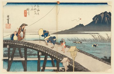 Kakegawa, Mt.Autumn, člen Te padesát tři S tachi zvuk te urbane lower d (Urban stupeň hlavní hora další) od Ando Hiroshige