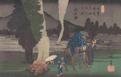 Karuizawa, co? 1835 od Ando Hiroshige