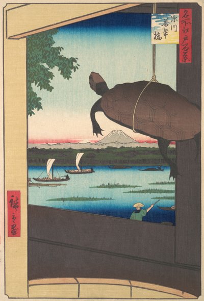 10 000 jenů B, Fukagawa, 1858. , 1858. od Ando Hiroshige