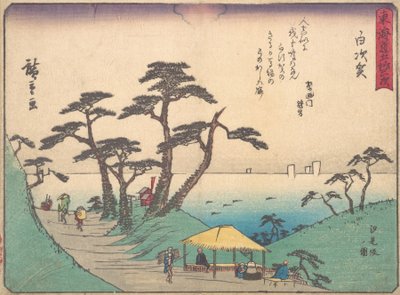 Shirasuka, co? 1838. , komár. 1838. od Ando Hiroshige