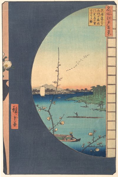 Od Suzaki ed. , 1857. od Ando Hiroshige