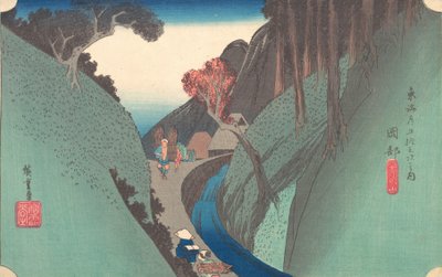 Udeř a vytáhni u Okabe, 1834. , 1834. od Ando Hiroshige