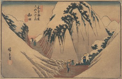 Stanice Wada, ca. 1835, ca. 1835. od Ando Hiroshige