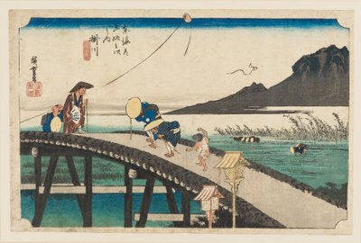 Oh DBock p Hayashi - Kakegawa Akihayama Embo, 1797-1858 od Ando Hiroshige