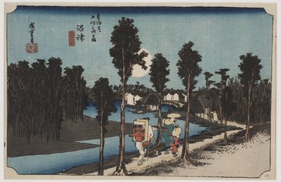 Soumrak od Ando or Utagawa Hiroshige