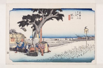 Fukuroi: Tea S Tat (Fukuroi, Dejaya no Zu) od Ando or Utagawa Hiroshige