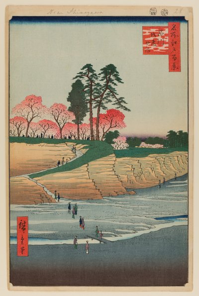 Gotenyama, Shinagawa od Ando or Utagawa Hiroshige