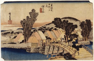 Hodogaya, Shinmachi B Ridge od Ando or Utagawa Hiroshige