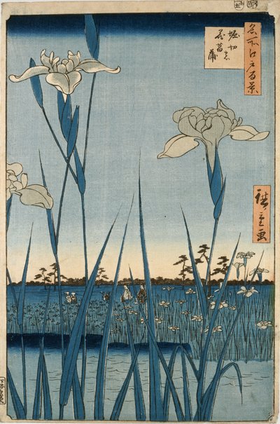 Horikiri s je r elektrický od Ando or Utagawa Hiroshige