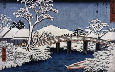 Japonsko spí na mysu ds u hřebene Hiroshige teje (Hiroshige Utagawa) od Ando or Utagawa Hiroshige