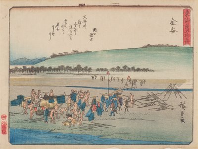 Kanaya od Ando or Utagawa Hiroshige