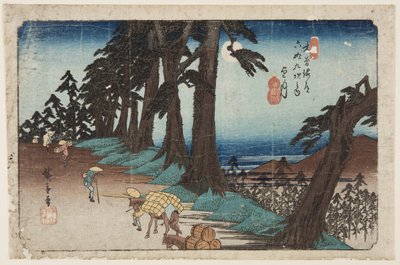 č. 26, Mochizuki (barevný dřevotisk) od Ando or Utagawa Hiroshige