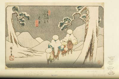 č. 47, ?i (barevný dřevotisk) od Ando or Utagawa Hiroshige