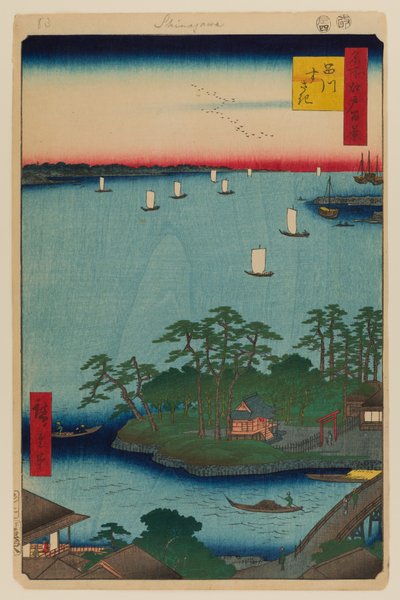 Šinagawa Susaki od Ando or Utagawa Hiroshige
