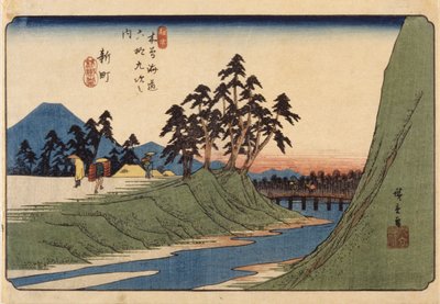 Shinmachi od Ando or Utagawa Hiroshige