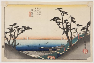 Shirasu: ゔ ゔ w shirasuka (shirasuka, shirasuka) od Ando or Utagawa Hiroshige