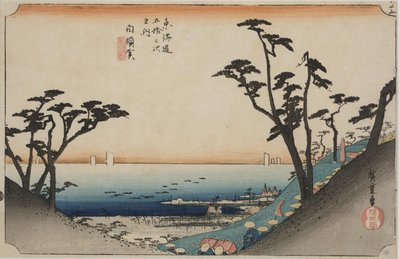 Pohled na Shiomizaka od Ando or Utagawa Hiroshige