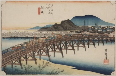 Yahagi B od Ando or Utagawa Hiroshige
