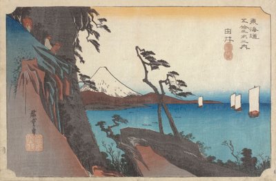 Yui (barevný dřevěný blok) od Ando or Utagawa Hiroshige