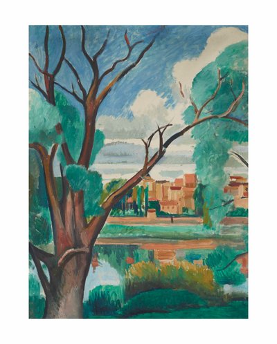 Břehy Seiny v Carrières-sur-Seine od Andre Derain