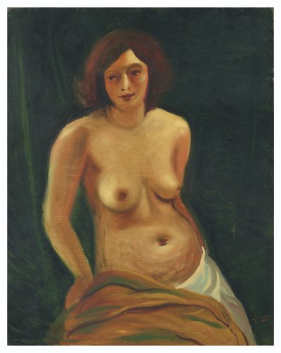 Busta sedící ženy nahoře bez od Andre Derain