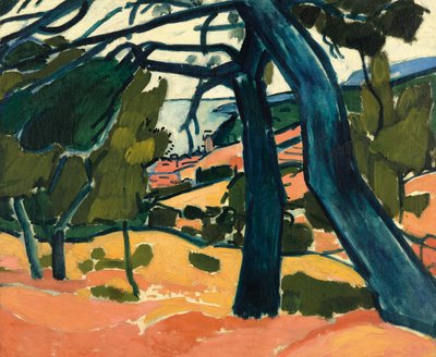 Krajina v Cassis od Andre Derain