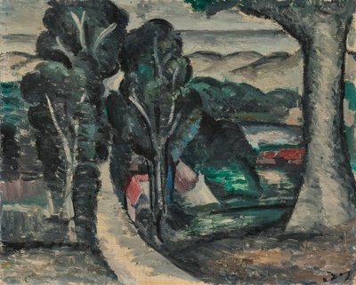 Krajina Camiers (Pas-de-Calais) od Andre Derain