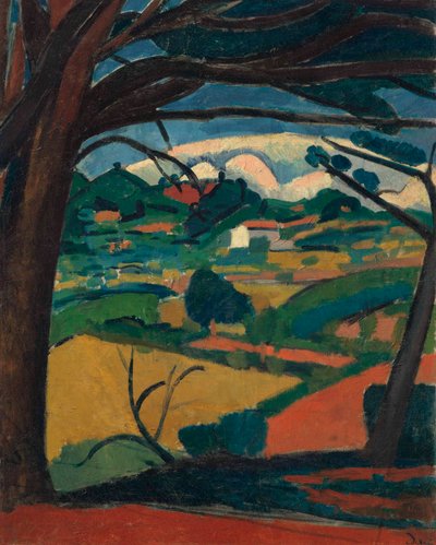Krajina v Provence, Martigues od Andre Derain