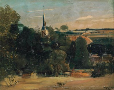 Pohled na Donnemarie-en-Montois od Andre Derain