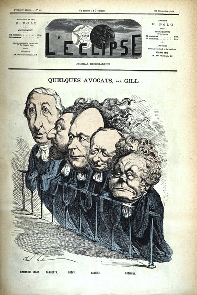 André Gill - A few lawyers - L