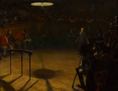 Jean Valjean před porotním soudem v Arras, 1904. od André Victor Édouard Devambez