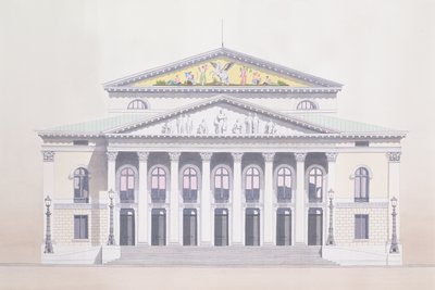 Bavorská státní opera, Mnichov, Německo od Andras Kaldor