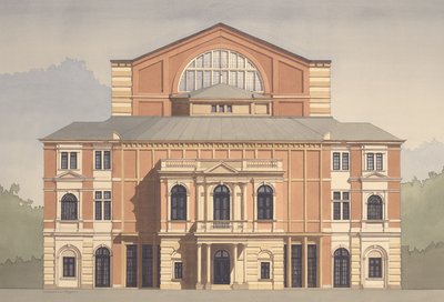 Festspielhaus, Bayreuth, Německo od Andras Kaldor