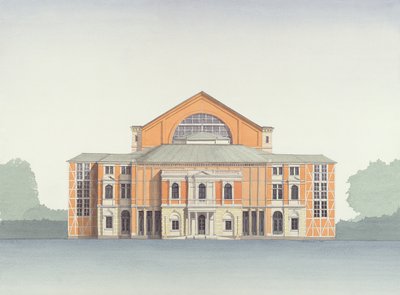Festspielhaus, Bayreuth, Německo od Andras Kaldor