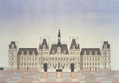 Hotel de Ville, Paříž od Andras Kaldor