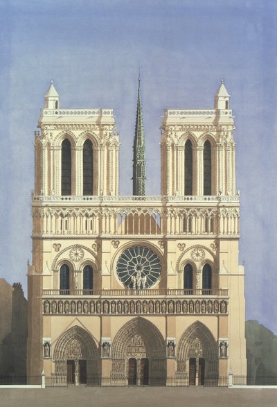 Notre Dame, Paříž od Andras Kaldor