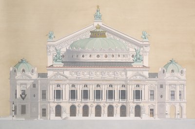Opera Garnier, Paříž, Francie od Andras Kaldor