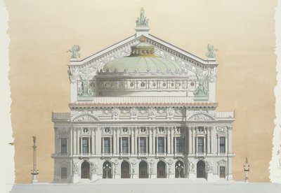 Opera Garnier, Paříž, Francie od Andras Kaldor