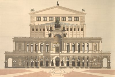 Státní opera, Drážďany, Německo od Andras Kaldor